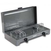 Enders - Kocher Canberra 2-flammig Campingkocher Stahl grau