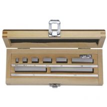 Endmaß-Prüfsatz für Messschrauben nach din en iso 3650/1 5-teilig mit Planglas