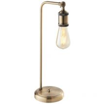 Endon - Hal Complete Table Lamp, Antique Brass Plate
