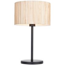 Endon Longshore Lampada Da Tavolo Completa, Alghe Naturali, Nero Opaco