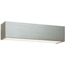 Shale - Applique da interno a 1 luce in argento spazzolato - Endon