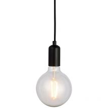 Studio - Lampada a sospensione a 1 luce Vernice nera opaca, E27 - Endon