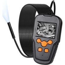 8-mm-Industrieendoskop, 1080P HD-Endoskopkamera, 2,4-Zoll-IP68-Rohrinspektionskamera, 2600-mAh-Akku, halbstarres Kabel – 5 m