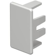 OBO Bettermann – Endstück WDK – 20mm Höhe, 35mm Breite, Kunststoff, PVC, halogenfrei, Weiß, RAL 9010