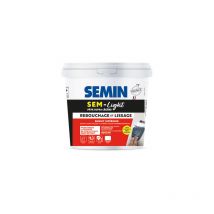 Semin - Enduit de rebouchage et lissage sem-light 0.5L : Prêt à l'emploi et allégé sem-light rend vos travaux faciles