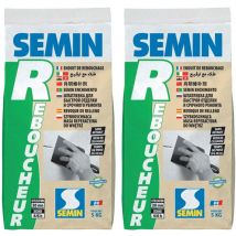 Enduit de Rebouchage Semin r - Intérieur - Poudre - Sac 5 kg (lot de 2)