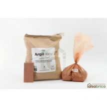 Enduit décoratif à l'argile teinté avec pigments naturels, Terre de Provence Foncé - Sac de 12.5kg