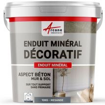 Arcane Industries - Enduit décoratif mural et sol rénovation chambre cuisine salle de bain - 10 kg Mésange