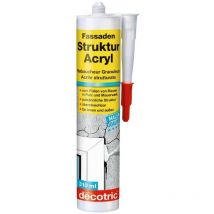 Decotric - Enduit reboucheur Granuleux pour façade crépis et maçonnerie intérieur Conditionnement: 310 ml