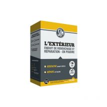 Enduit extérieur blanc de réparation et de rebouchage 1 kg – BEMR