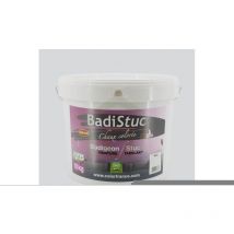 Houillères De Cruéjouls - Badistuc : enduit pour stucs et badigeons à la chaux, Pot de 10kg