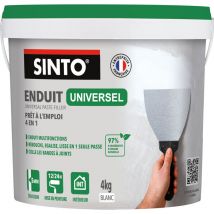Sinto - enduit universel pâte - Blanc - 4 kg