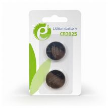 ENERGENIE Pila Boton CR2025, 2-Pack, blíster