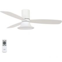 Energiespar Deckenventilator Flusso Weiß mit led