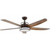 Energiespar Deckenventilator Louisville Bronze mit led
