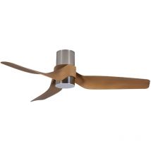 Energiespar Deckenventilator Nautica Nickel mit led