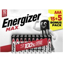 Max Micro (AAA)-Batterie Alkali-Mangan 1.5 v 20 St. - Energizer