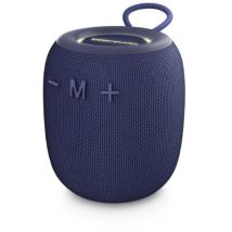 Bloom - Altavoz Bluetooth (bluetooth 5.3, 18 Stunden De Akku, Ipx6, True Wireless, Kunststoff 100% Recycled, Led-leuchten) Navy - Energy Sistem