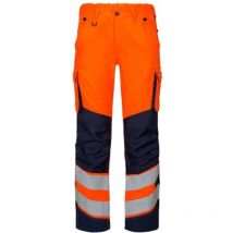 Engel - Warnschutzhose Safety Light Damen 2543-319-10165 Gr. 40 Orange/blue Ink