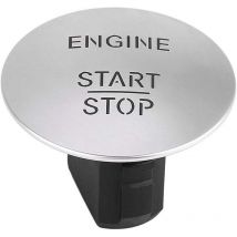 Tinor - Engine Start Button - Keyless Go Start Stop Engine Push Button Ignition Switch Compatible with Mercedes 2215450714 Silver