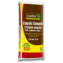 Engrais Complet - 9kg - Sac - Mini-granulés - Epandage Facile & Sans Poussière - Double Action Starter & Nutrition Longue Durée Soconat9 - Solabiol
