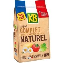 Engrais Complet Universel Kb Kbcomp5 - 5kg - Nourrit Jusqu'a 3 Mois - Jusqu'a 100m² Fertilisés
