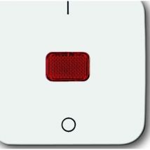 Busch-jaeger - Enjoliveur avec fenêtre rouge et marquage Reflex si