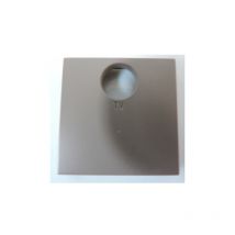 Enjoliveur de finition marron greige pour prise tv coaxiale simple Niko 104-69101