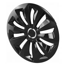 Mobilibrico - Enjoliveur De Roue Fox Noir 15 Pouces