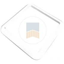 Enjoliveur à embase 151x151 Noir Ral 9005