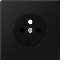 Enjoliveur - pour prise de courant 2p+t - ls - noir mat Jung ls1521fkiswmpl-1 - Noir Mat