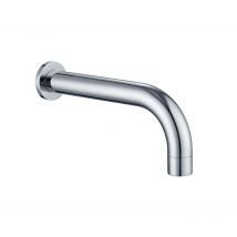 Bath Basin Mixer Tap Spout Round Wall Mounted Chrome - Enki