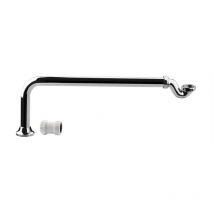 Enki - Shallow Seal Bath Trap & Pipe Exposed Traditional Chrome