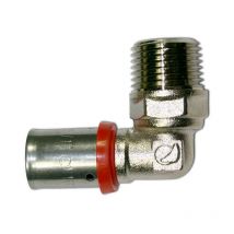 Enlace Acodado Rosca Macho Multicapa Multicapa: 32-1''