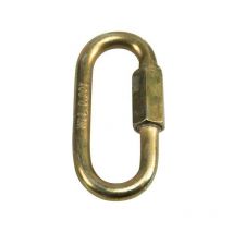 Posamo - Mosquetón de apretar galvanizado amarillo 6,0mm (por 100)