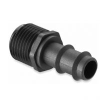 Iberogarden - Enlace rosca macho para tuberia de goteo de 16 mm a ¾