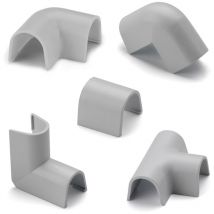 Inofix - Enlaces Variados Aislante Autoextinguible 8x7mm Gris Metalizado