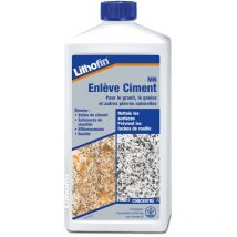 Lithofin - Mn Enlève Ciment 1 l - Élimine Le Voiles De Ciment