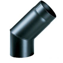 Enregistrer le coude en acier 45 pour les conduits de fumA e 12 cm 120 mm a paisseur 2 mm