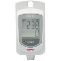 1340-6200 ebi 25-T Enregistreur de données de température Valeur de mesure température -30 à 60 °c Q75570 - Ebro