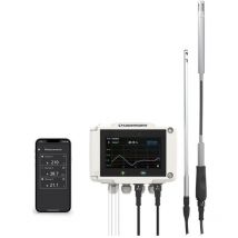 Enregistreur de données Sauermann Si-C320, Vitesse de l'air Humidité, Température, 2 voies ( Prix pour 1 )