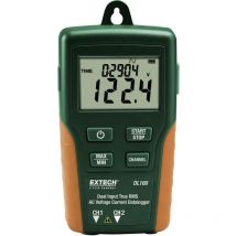 Extech - Enregistreur de données multifonction DL160 Valeur de mesure intensité, tension 10 à 600 v/ac 10 à 200 a Q72411