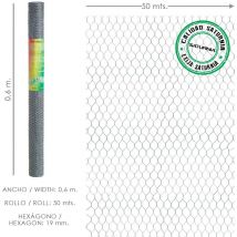 Enrejado Triple Torsion 19/ 60 cm. Rollo 50 Metros Uso Domestico