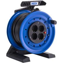 Hedi - enrollacables generation 7 coworker con cable de pvc 25 m. x 3G1,5 (IP20) K7B25PT