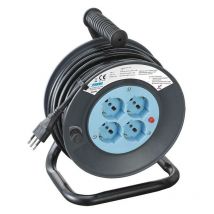 FME - Carrete de cable alargador 50 metros 3x15 toma shuko Fervi A010/50