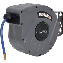 Ribitech - Carrete Manguera Aire Comprimido Manguera Mm 9,5 x 16 - 15 Mt - 17 Bar