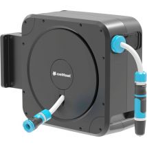 Carrete de Manguera automático Ergo, Mecanismo de Freno, Asas ergonómicas, Bloqueo de rotación, Manguera de 20 m - Cellfast