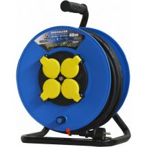 Enrouleur 4prises-h07rn-3g1.5mm²-40m - I-Watts Pro