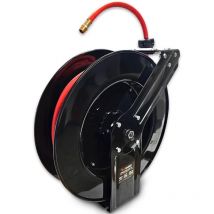 Reelworks - Enrouleur automatique air eau professionnel 20 mètres - tuyau hybride 3/8' (9.5 mm) - 20 bar