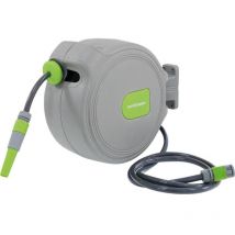 Enrouleur automatique Sodigreen orientable de tuyau d'eau 20m+2m - 83200